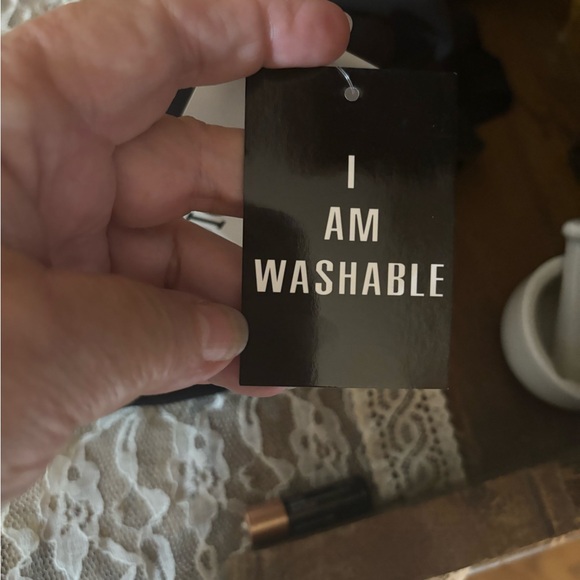 NWT 2pc. Studio 1 size 16 geometric design dress and solid black top. - Picture 8 of 11